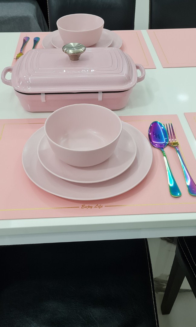 Ikea bowls pink, Furniture & Home Living, Kitchenware & Tableware