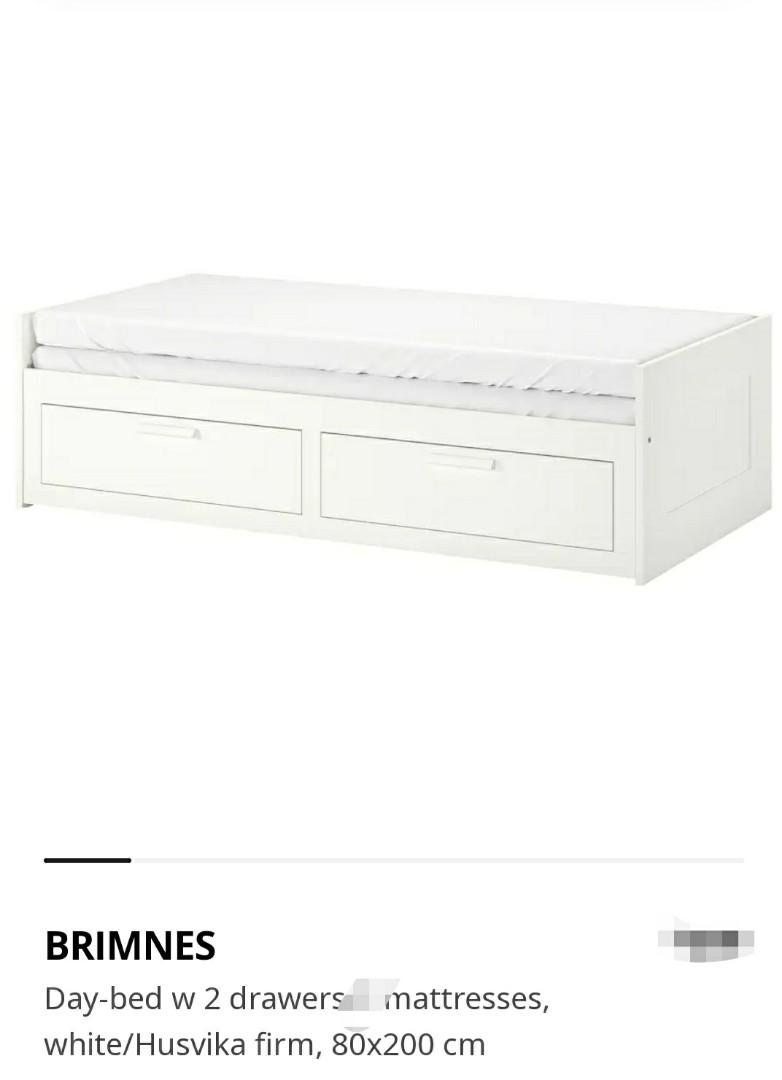 Ikea Day Bed with single Futon mattress, Furniture & Home Living