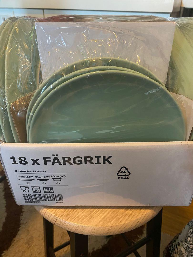 IKEA Fargrik Dinner Set of 18, Furniture & Home Living, Kitchenware