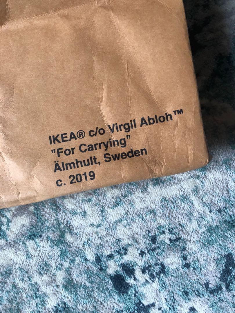Ikea x Virgil Abloh ( Markerad Sculpture Bag), Women's Fashion, Bags &  Wallets, Purses & Pouches on Carousell