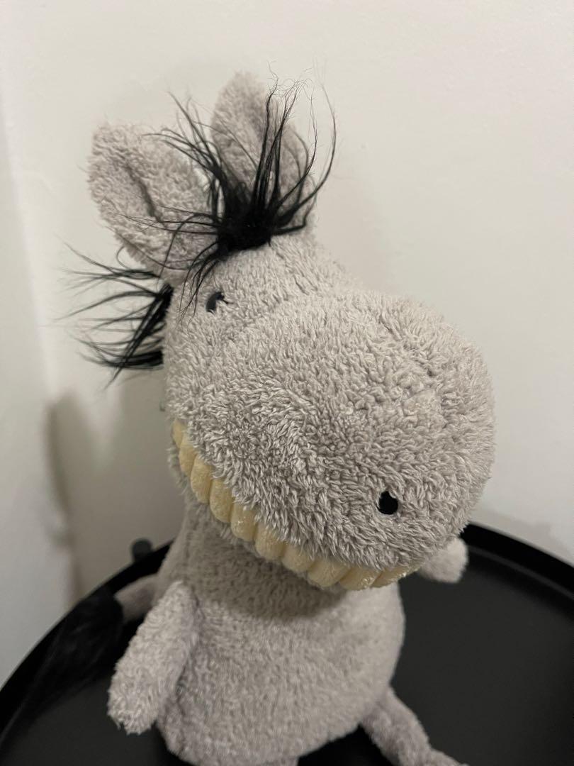 Jellycat toothy donkey Hobbies Toys Collectibles Memorabilia