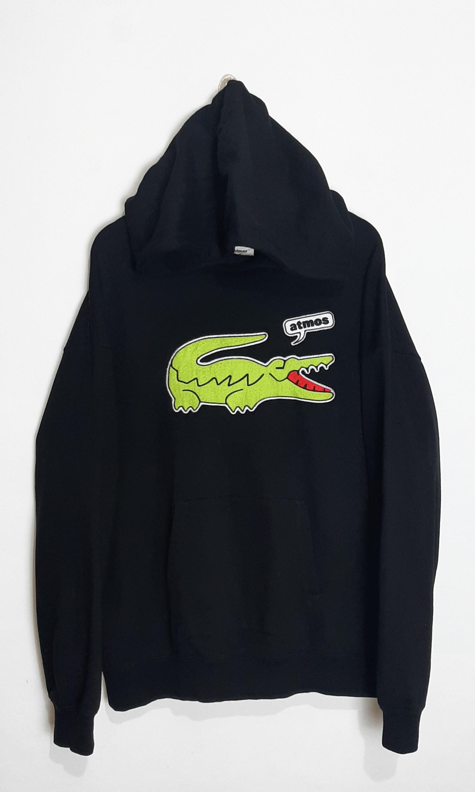 Lacoste x Atmos Lab Big Logo Pullover Hoodie