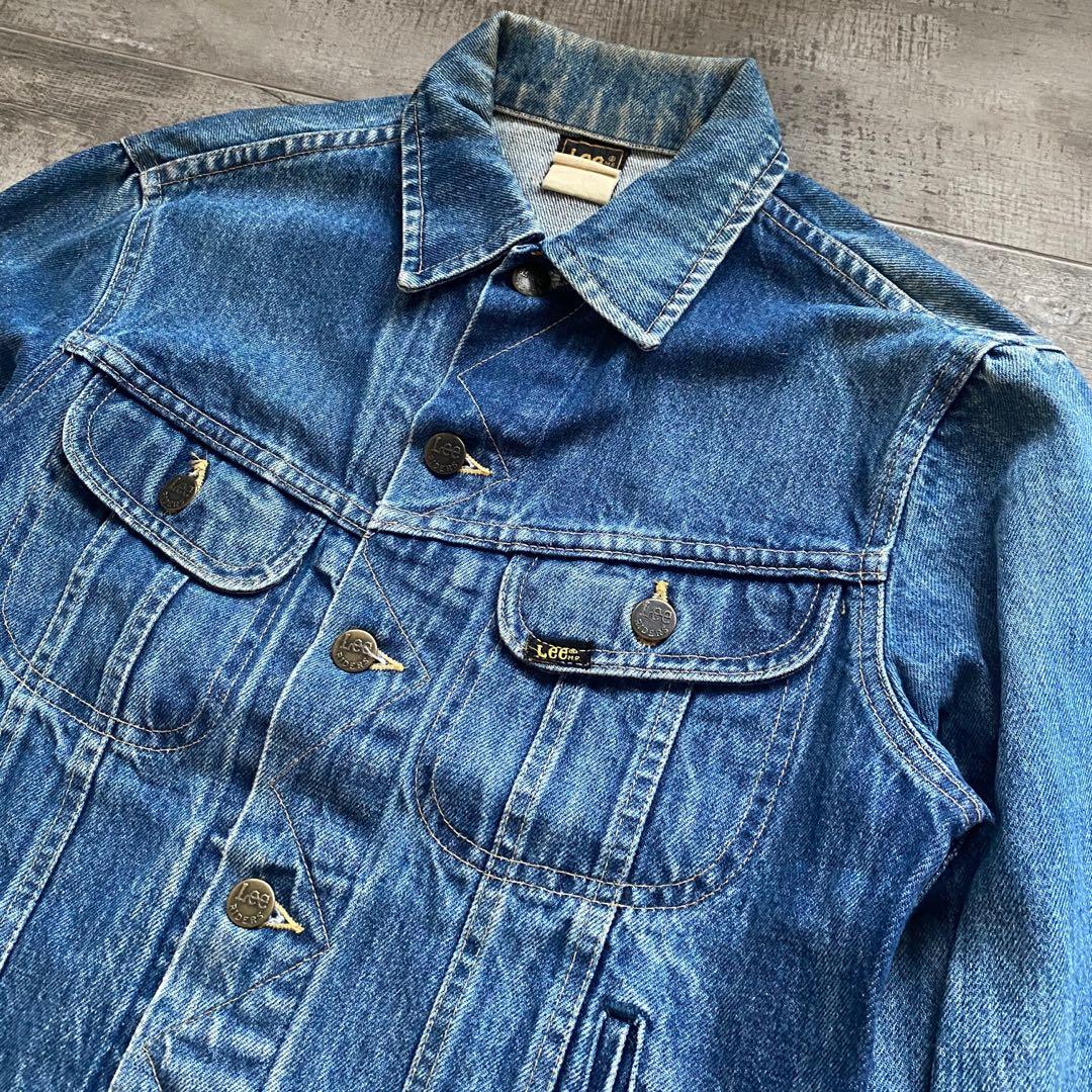 Lee denim vintage jacket usa 101j, 男裝, 外套及戶外衣服- Carousell