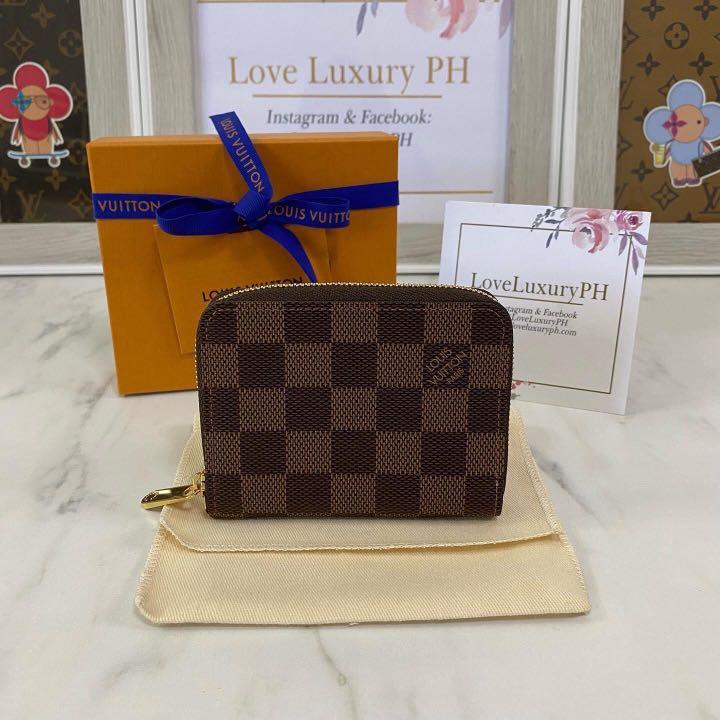 Brand New Authentic Louis Vuitton Card Holder/ Coin Purse In Damier Ebene,  Luxury, Bags & Wallets on Carousell