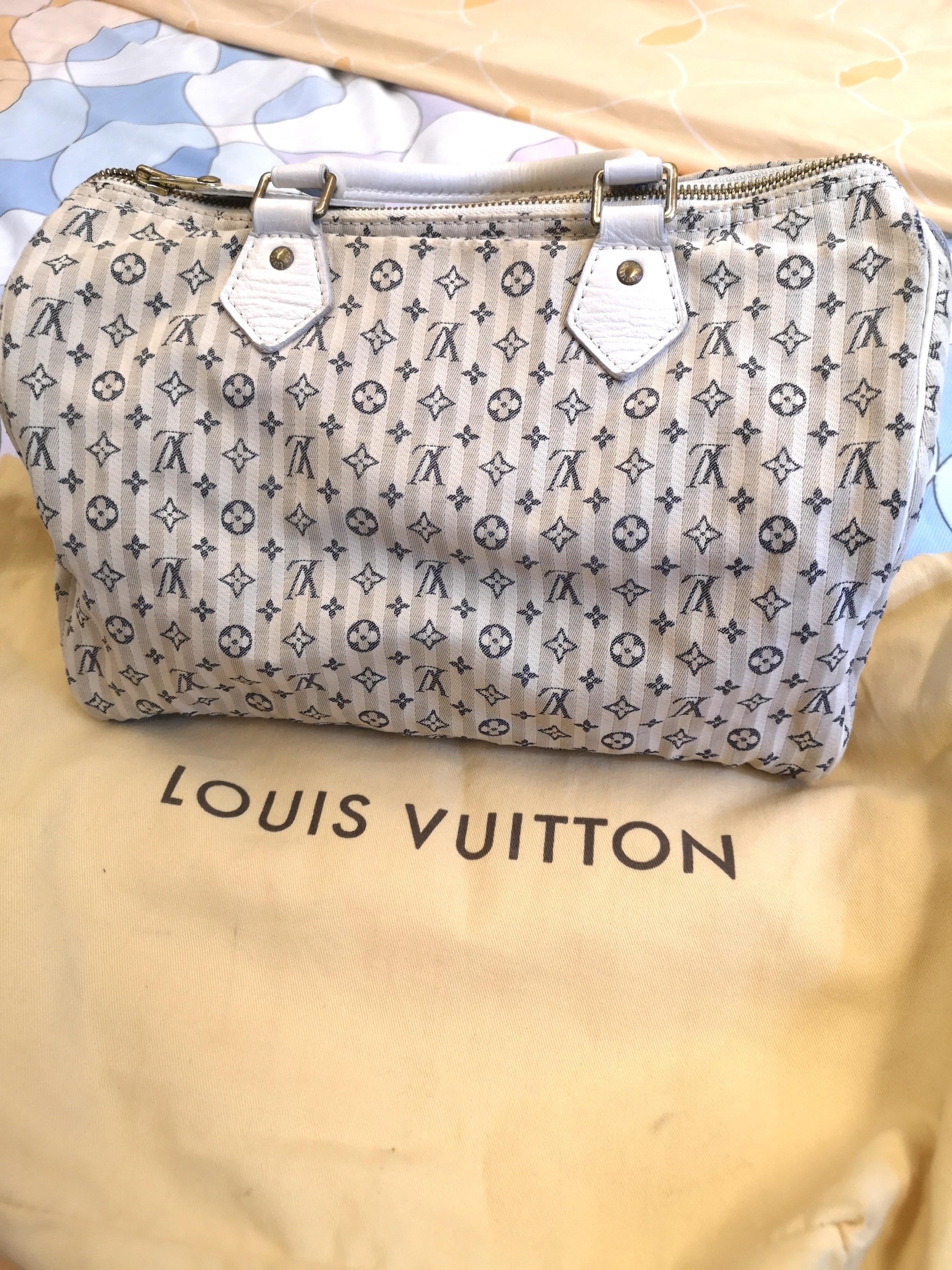 REPRICED: LV Mini Lin Croisette Speedy 30 Blue, Luxury, Bags & Wallets on  Carousell