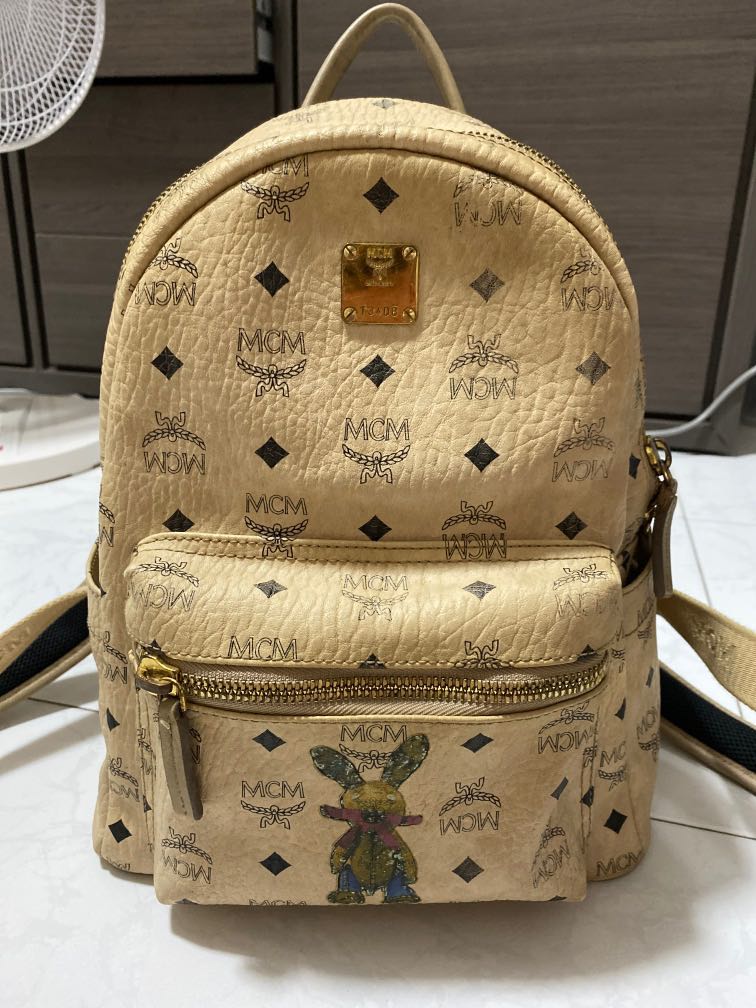 MCM Backpack medium size, Women's Fashion, Bags & Wallets, Backpacks on Carousell