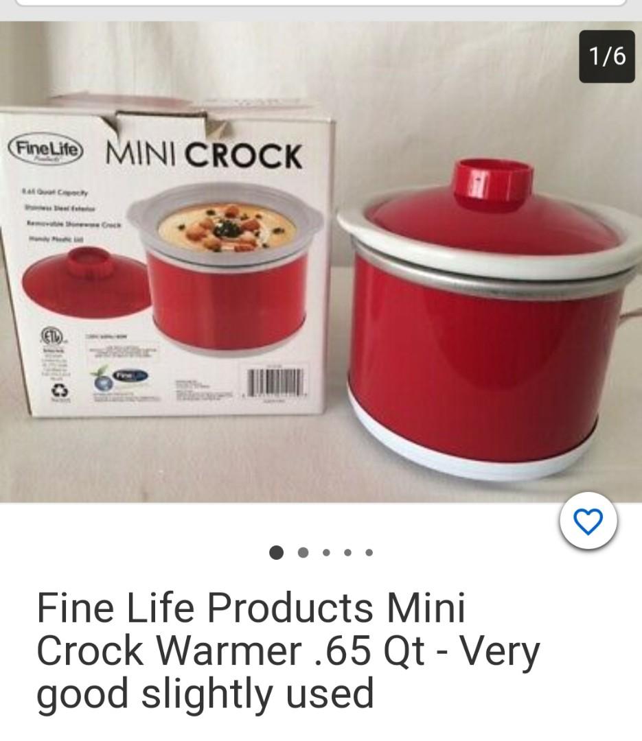 Mini Crock (Category: Cookware & Accessories) located in Quezon City. Submitted by cherry018 (Listing ID 1113517565, Image 1). Description: mini crock cooker All purpose cooker 110 volts . no more box . ceramic ware can be use for samyup ( heating cheese) rice cooker ( solo) warmer hot chocolate melting very light.