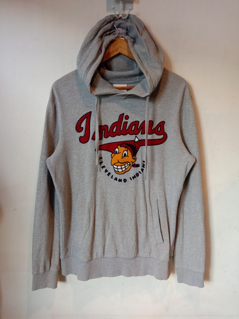 GILDAN Brand MLB Cleveland Indian Hoodie Jacket INDIAN Big Print Hoodie  Sweater  Lazada PH