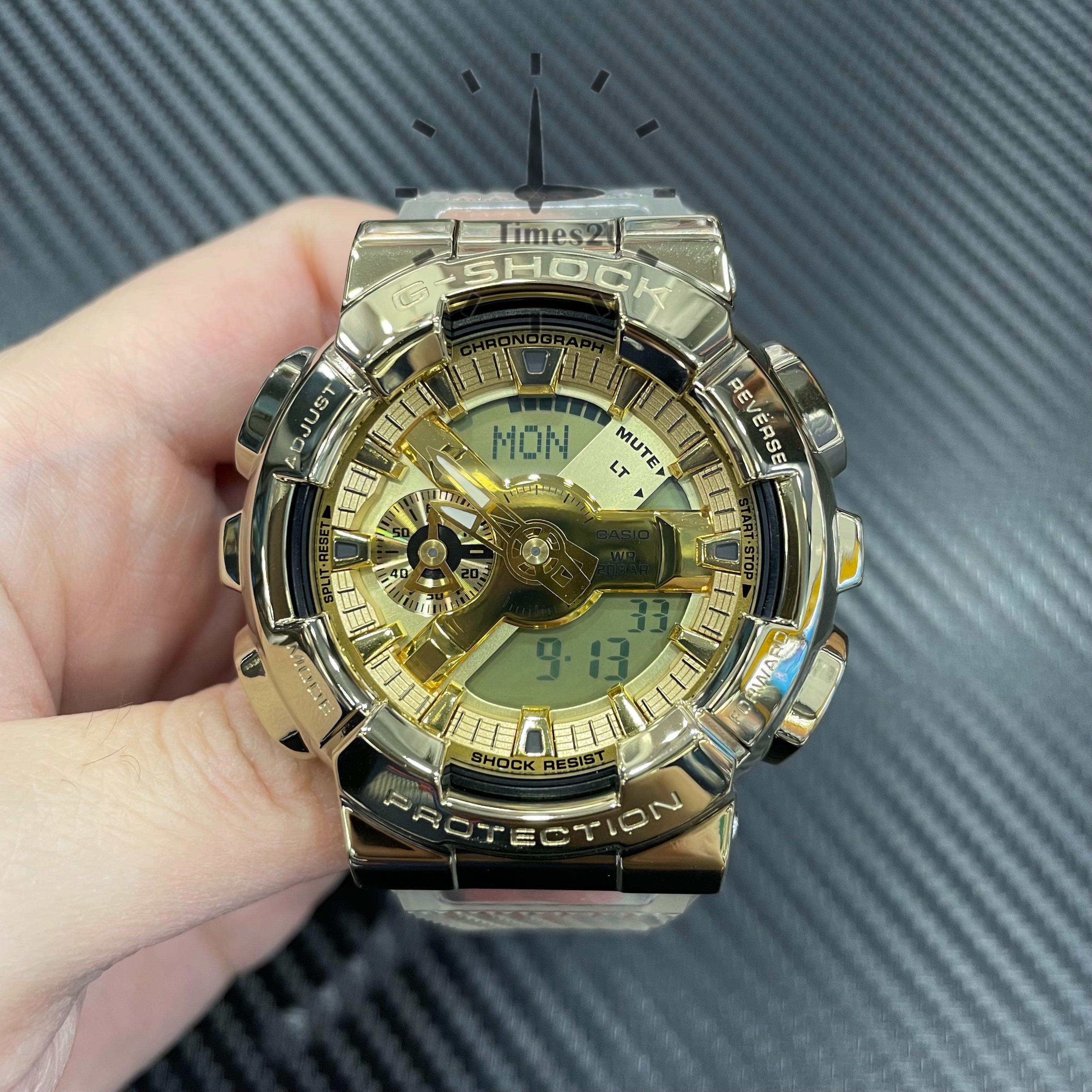 Casio skeleton gold store