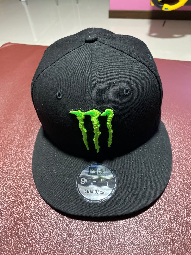 New Era Monster Energy Snapback, Fashion, Watches & Accessories, Caps & Hats on Carousell