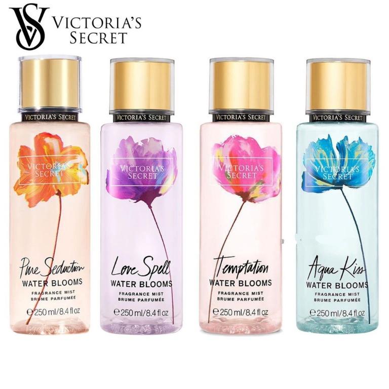 New Original Victoria s Secret Pure Seduction Love Spell Temptation Aqua Kiss Water Blooms Body