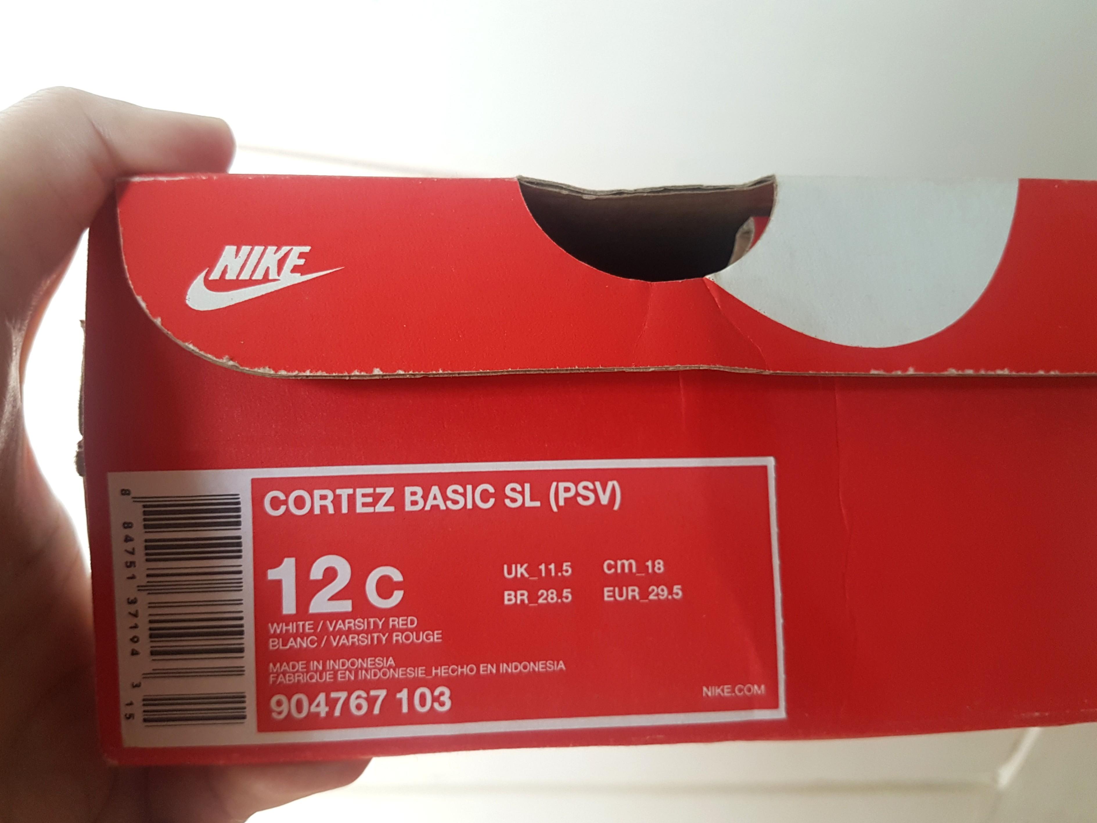 cortez size 3