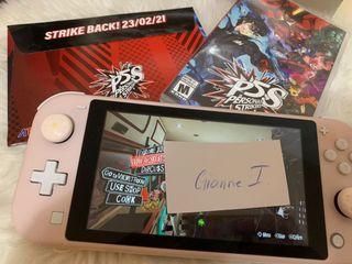 NSW: Persona 5 Strikers + Sealed Postcards + Unused Code
