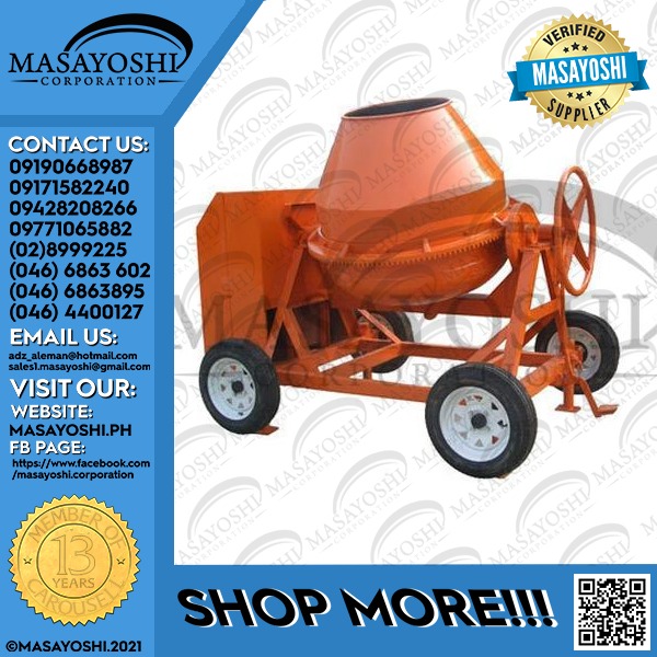 One Bagger Cement Mixer A Frame with Robin 7.5HP Gasoline Engine