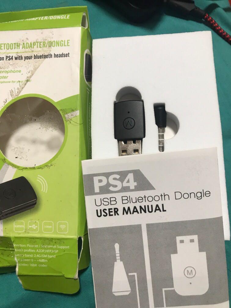 Bluetooth Dongle Adapter USB 4.0 - Mini Dongle Receiver and Transmitters  Wireless Adapter Kit Compatible with PS4 /PS5 Playstation 4 /5 Support A2DP