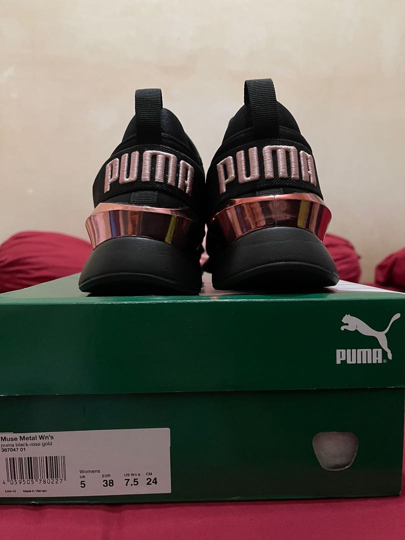 Puma Black Rose Gold Men s Fashion Footwear Sneakers on Carousell