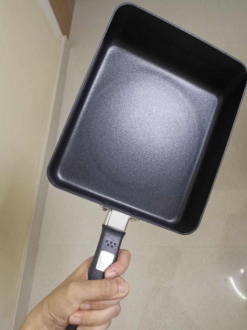 Rectangular Frying Pan for Egg Induction friendly, Furniture & Home