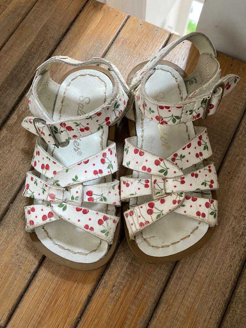 Saltwater Sandals Girls Cherry Print Babies Kids Babies Kids Fashion on Carousell