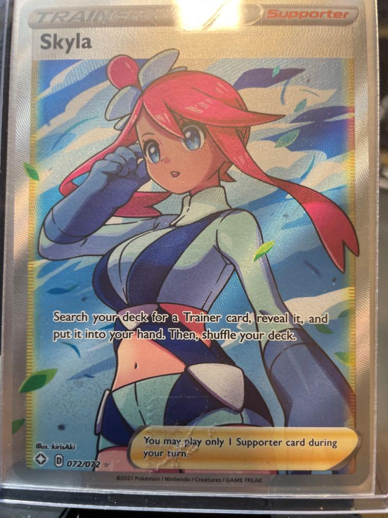 Skyla full art Pokmon tcg, Hobbies & Toys, Toys & Games on Carousell