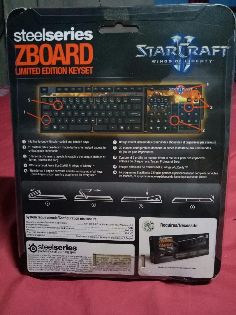Steel Series Gaming Zboard Limited Edition Keyset Starcraft