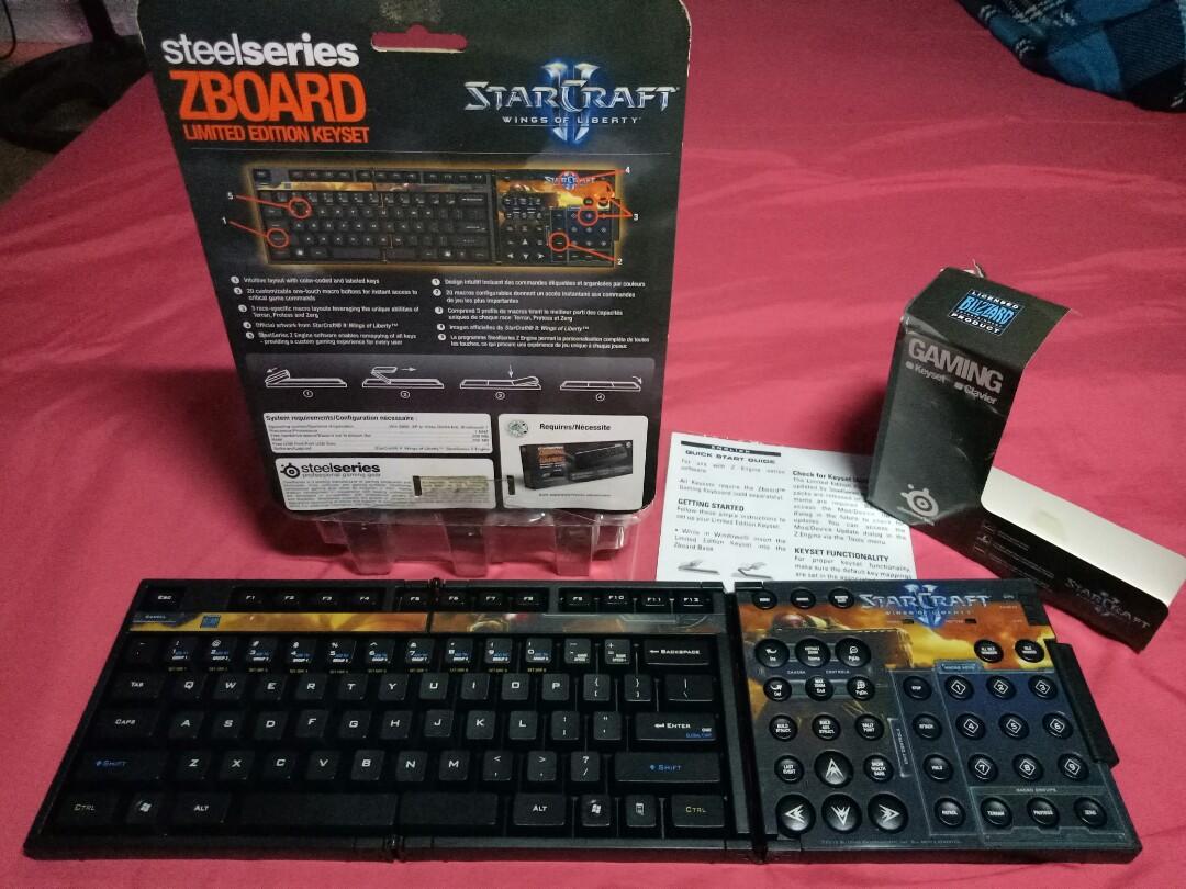 Steel Series Gaming Zboard Limited Edition Keyset Starcraft