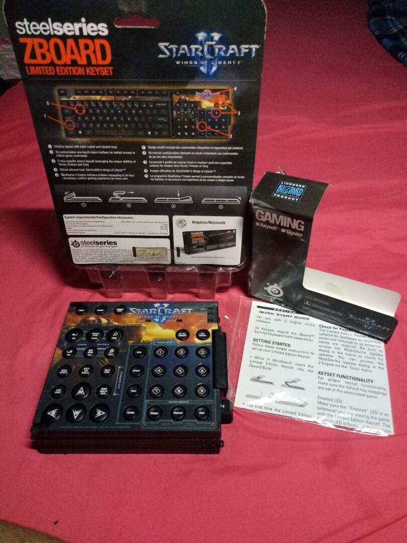 Steel Series Gaming Zboard Limited Edition Keyset Starcraft