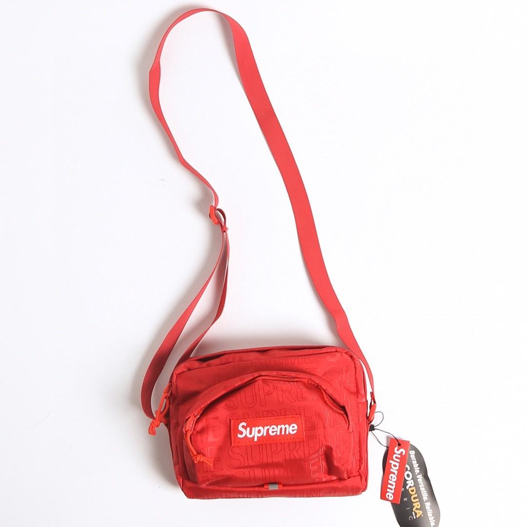 Supreme 19SS 46th Shoulder Bag夏季反光單肩包小包, 男裝, 袋, 腰袋