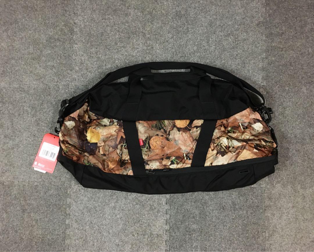 Supreme × The North Face TNF Apex Duffel Bag - Leaves, 男裝, 袋