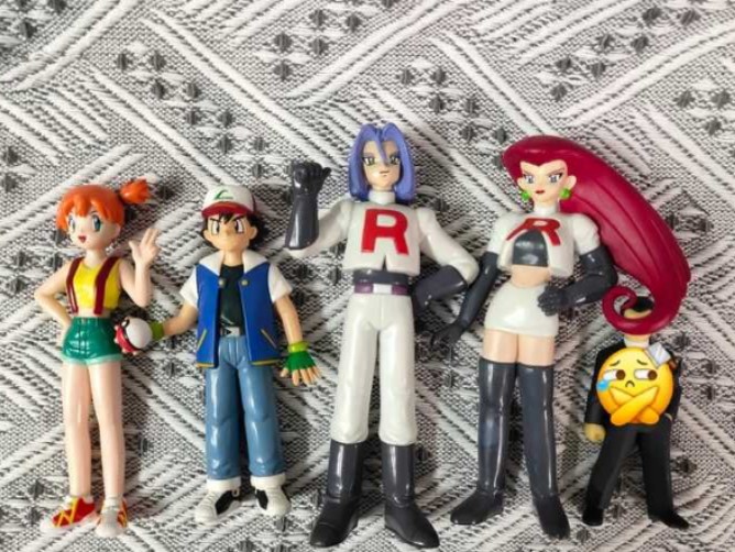 Pokemon team rocket action figures top
