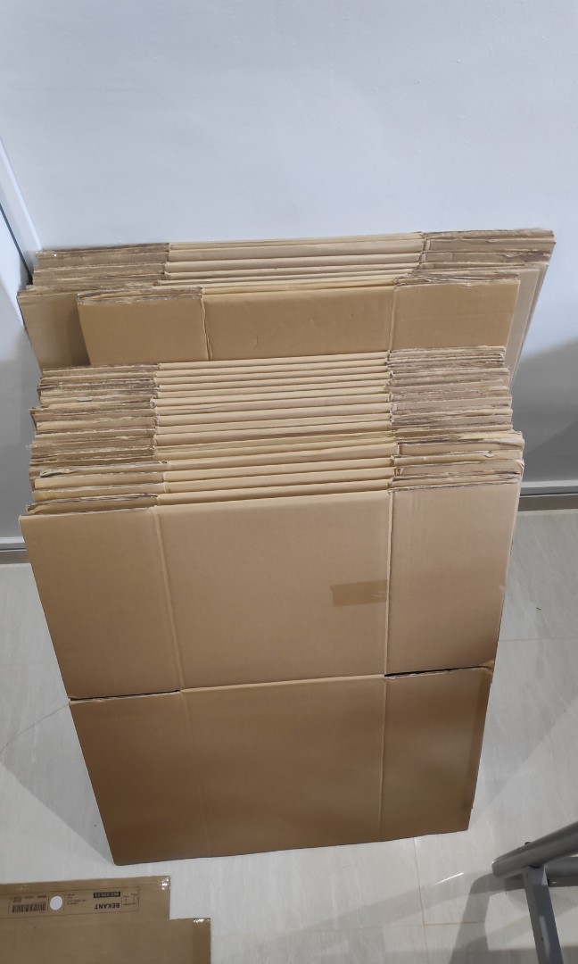 Used packing boxes for moving, Furniture & Home Living, Furniture
