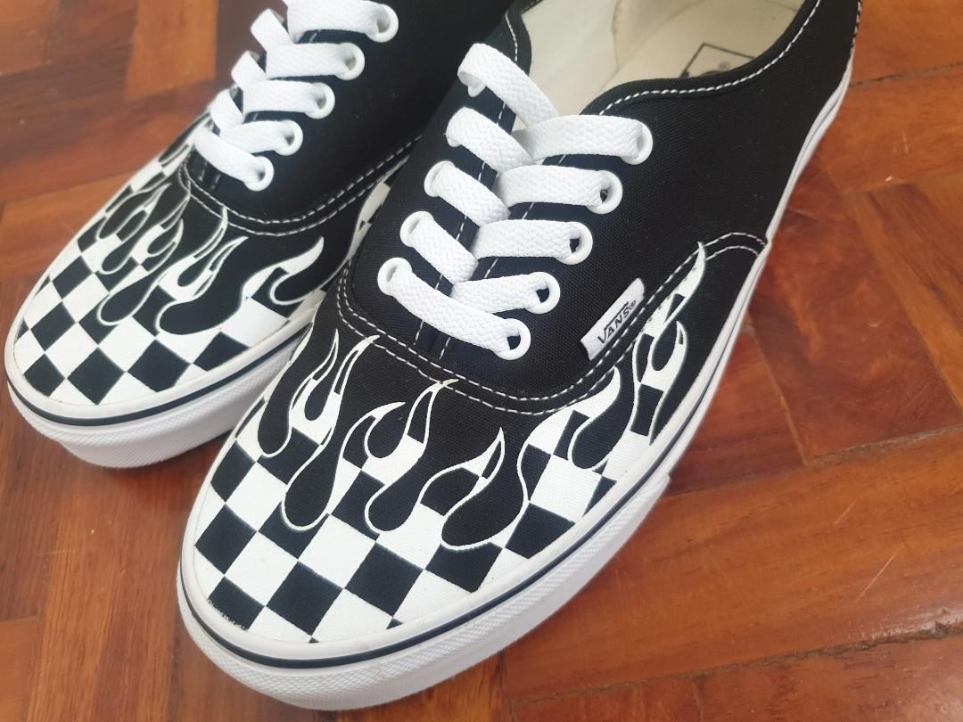 Authentic checkered flame online