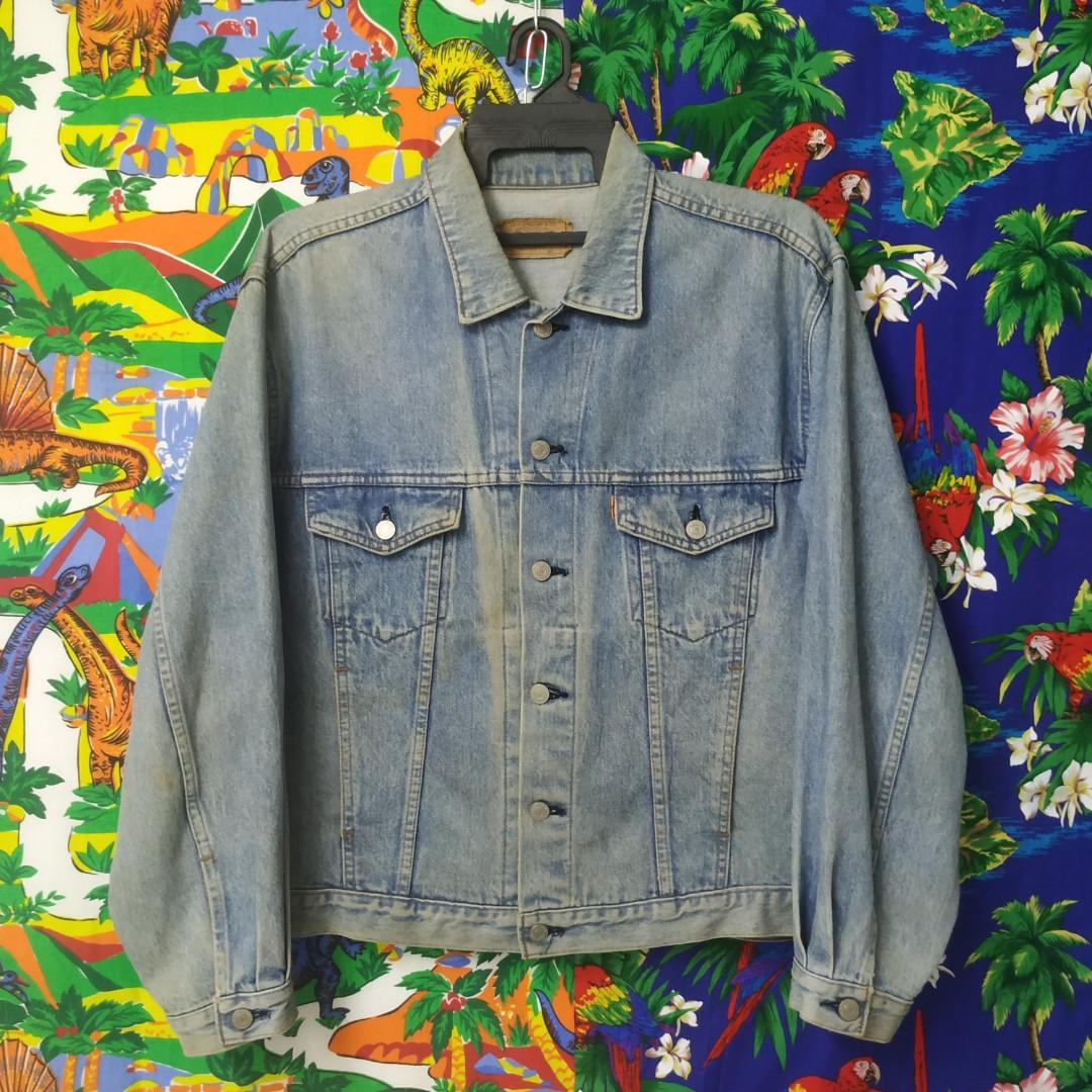 Orange tab outlet levis jacket