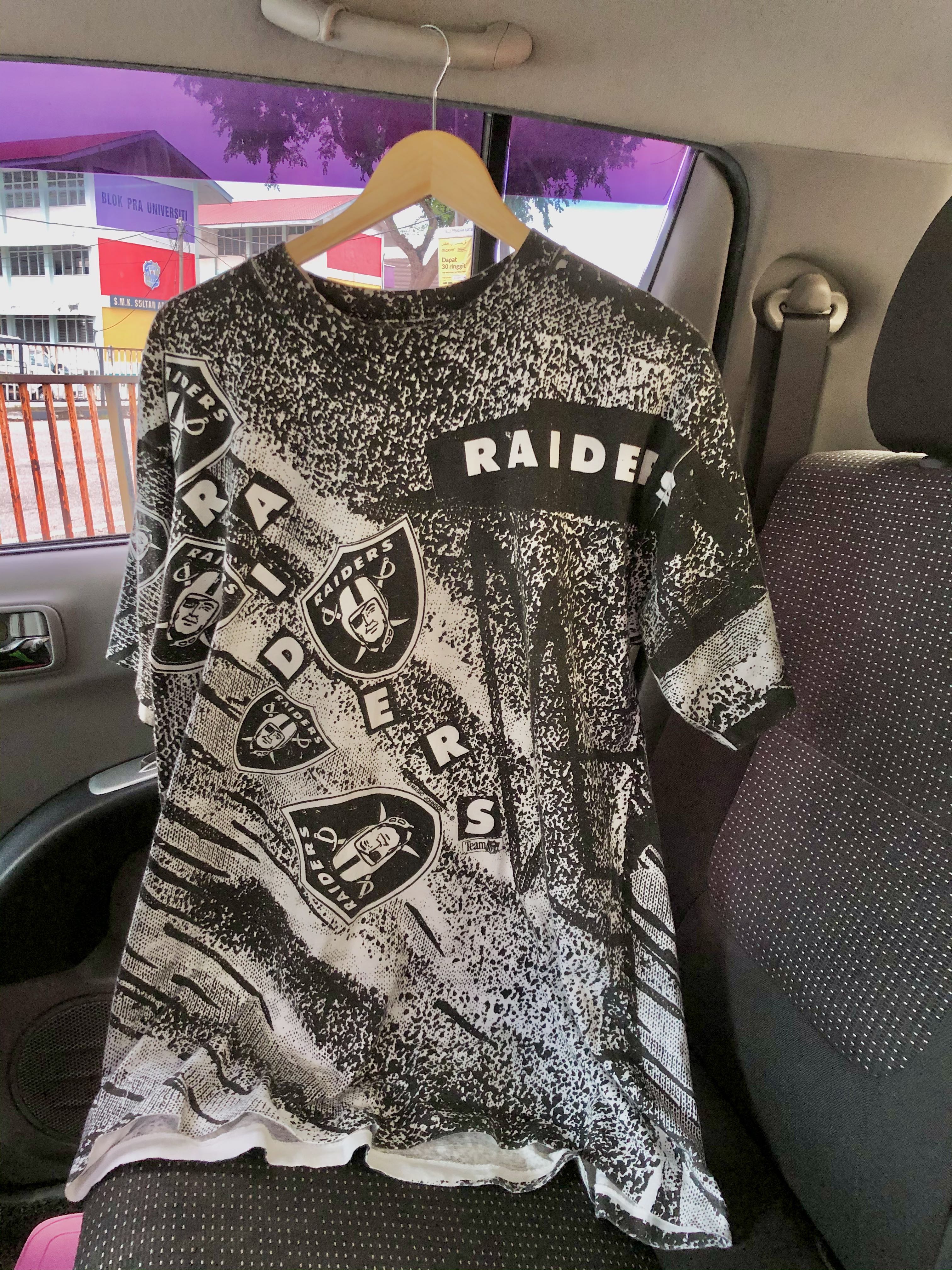 最適な価格 VINTAGE Print RAIDERS Angeles 90s Football Los BY AOP ...