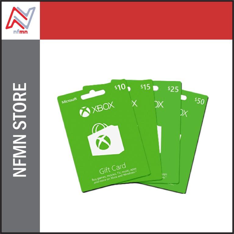 Xbox Gift Card USD (US Redeem Code), Tickets & Vouchers ...