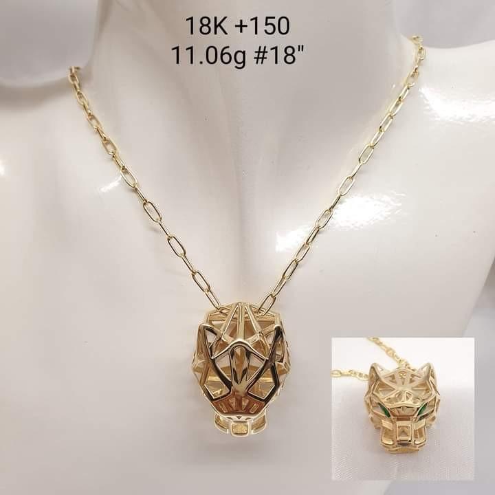 Panther head necklace deals