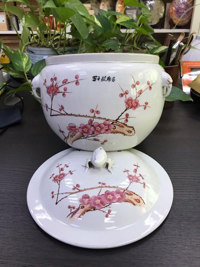 花鳥粥罐 花鳥粥罐 花鳥粥罐