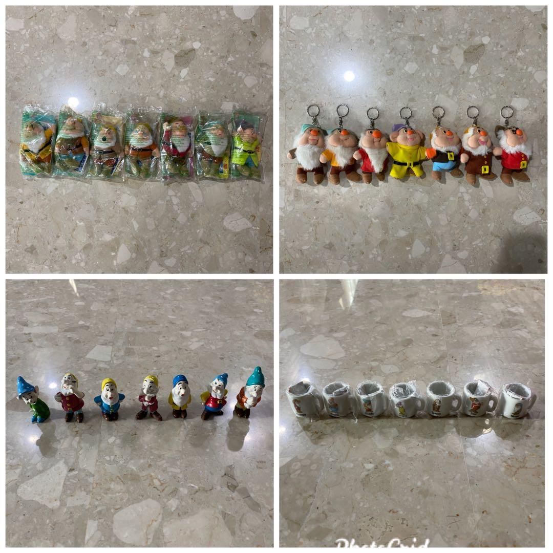 7 Dwarfs 5 each set, Furniture & Home Living, Home Decor on Carousell
