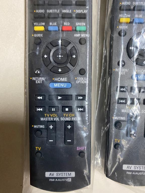 全新 SONY RM-AAU072 劇院 音響 STR HT 系列 環繞擴大機 遙控器 HT-CT150HP專用, 耳機及錄音音訊設備 ...