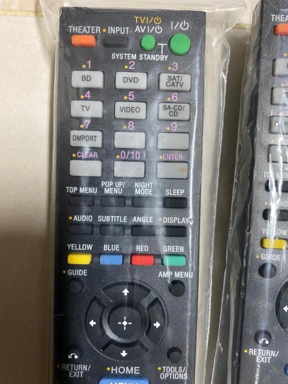 全新 SONY RM-AAU072 劇院 音響 STR HT 系列 環繞擴大機 遙控器 HT-CT150HP專用, 耳機及錄音音訊設備 ...
