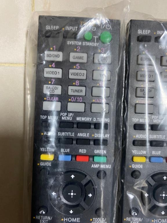 全新 SONY RM-AAU116 劇院 音響 STR HT 系列 環繞擴大機 遙控器 SONY STR-KS38專用, 耳機及錄音音訊設備 ...