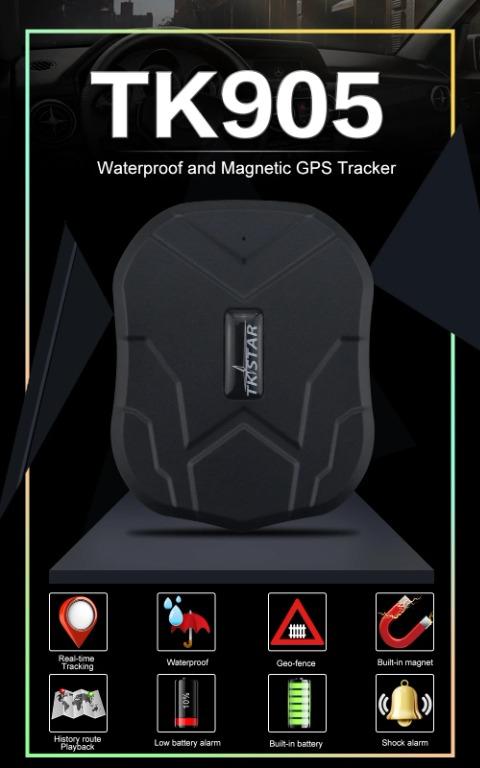 GPS Tracker Car TKSTAR 2G TK905 5000mAh 90 Days Standby Vehicle Tracker GPS  Locator Waterproof Magnet Voice Monitor Free Web APP - AliExpress