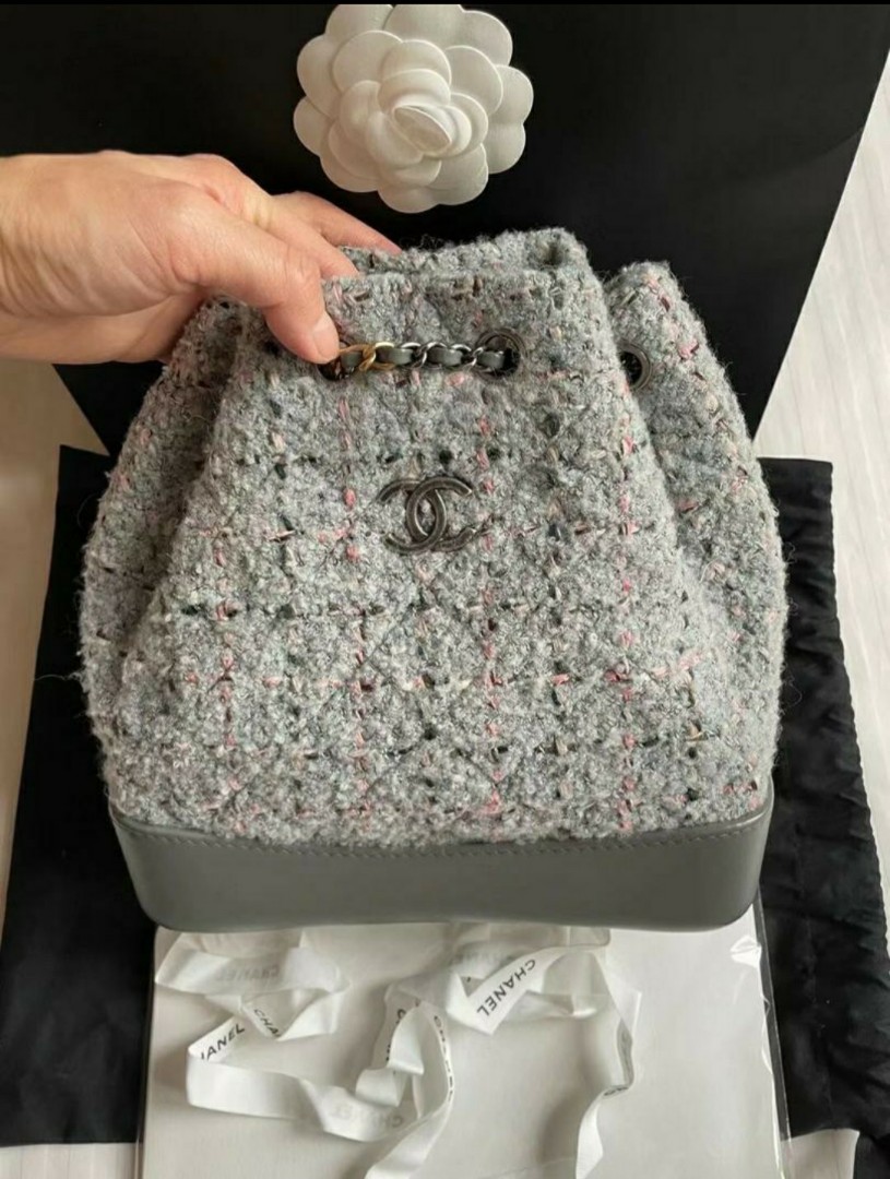 Chanel clearance backpack tweed