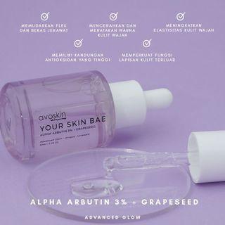 Avoskin Your Skin Bae Alpha Arbutin 3%  + Grapeseed Serum (New)