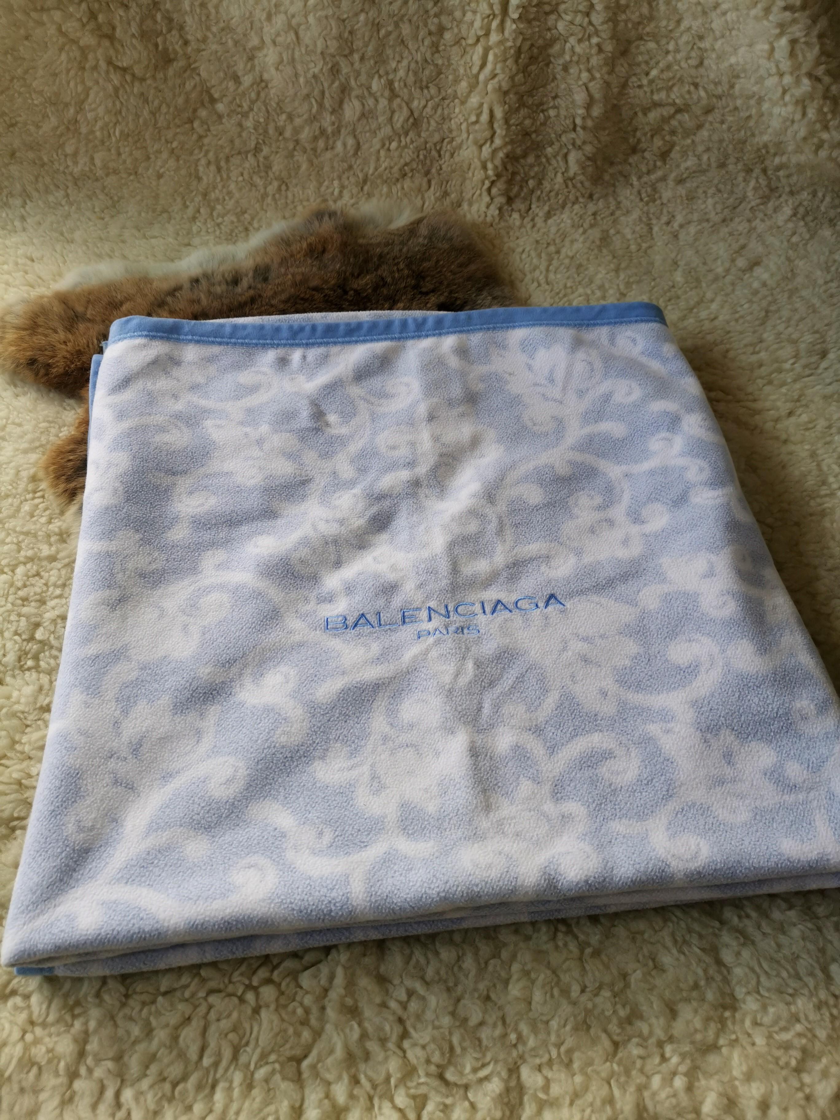 Balenciaga throw blanket sales