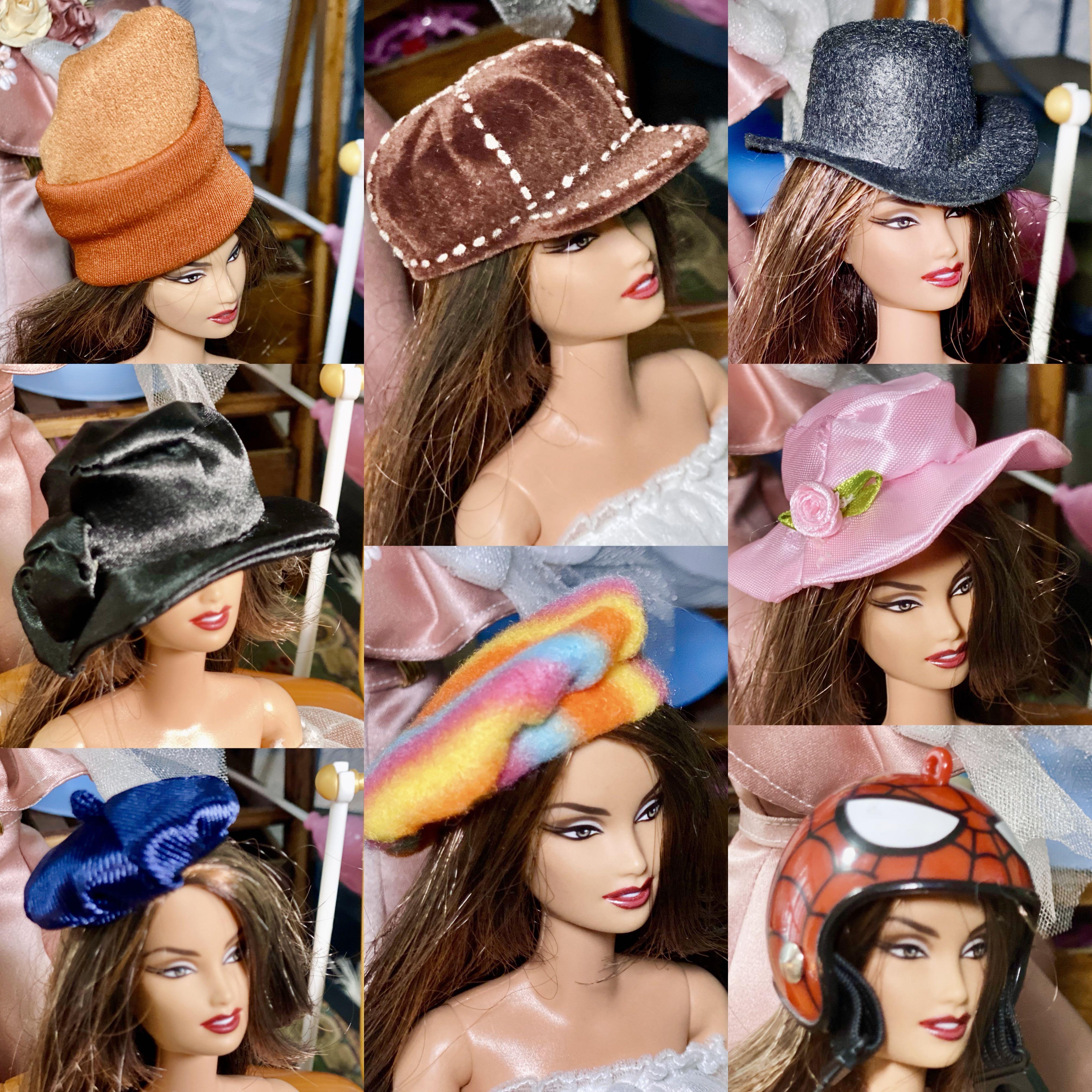 Barbie doll clearance hats