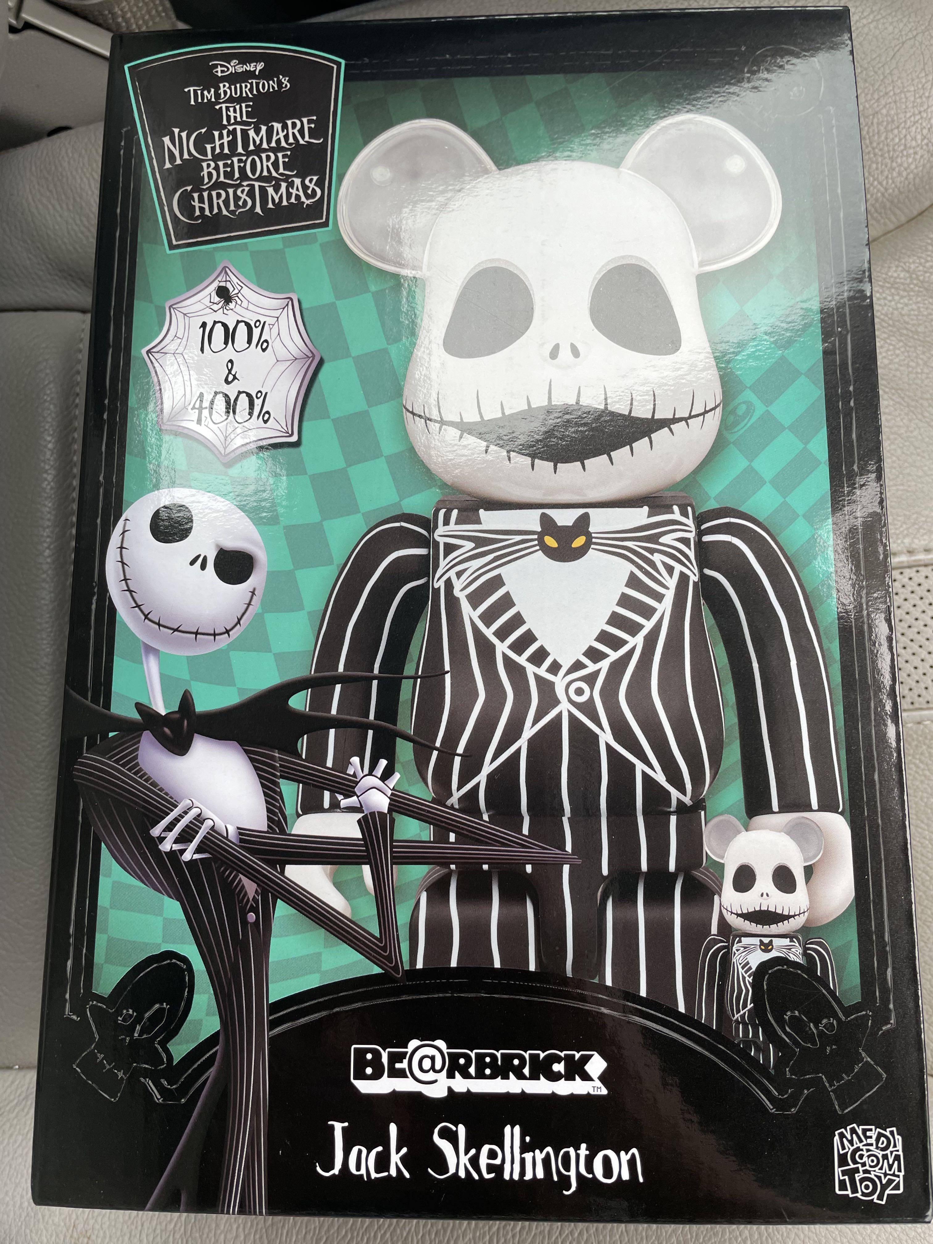 Bearbrick x Disney Tim Burton's The Nightmare Before Christmas