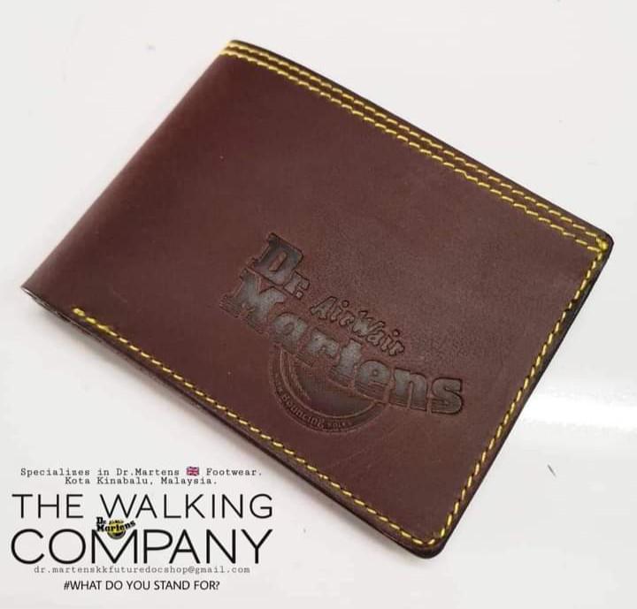 Bifold Wallet Embossed Dr. Martens Logo Men s Fashion Watches