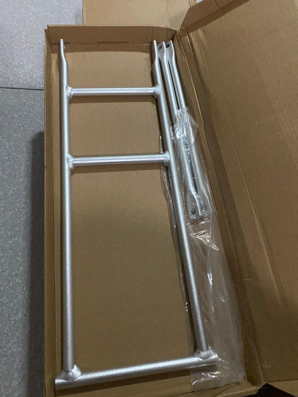 (No stock) BNIB Silver Rear Rack for Brompton, Sports Equipment ...