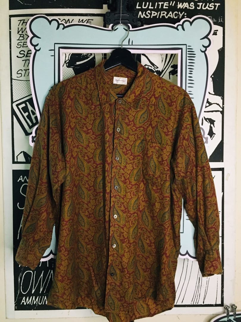 Vintage burberry blouse hotsell
