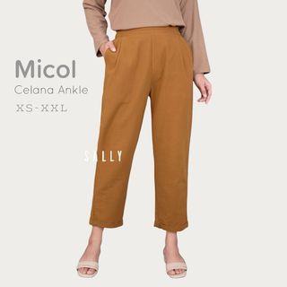Celana Sally Scarf Ankle Mincol Nude